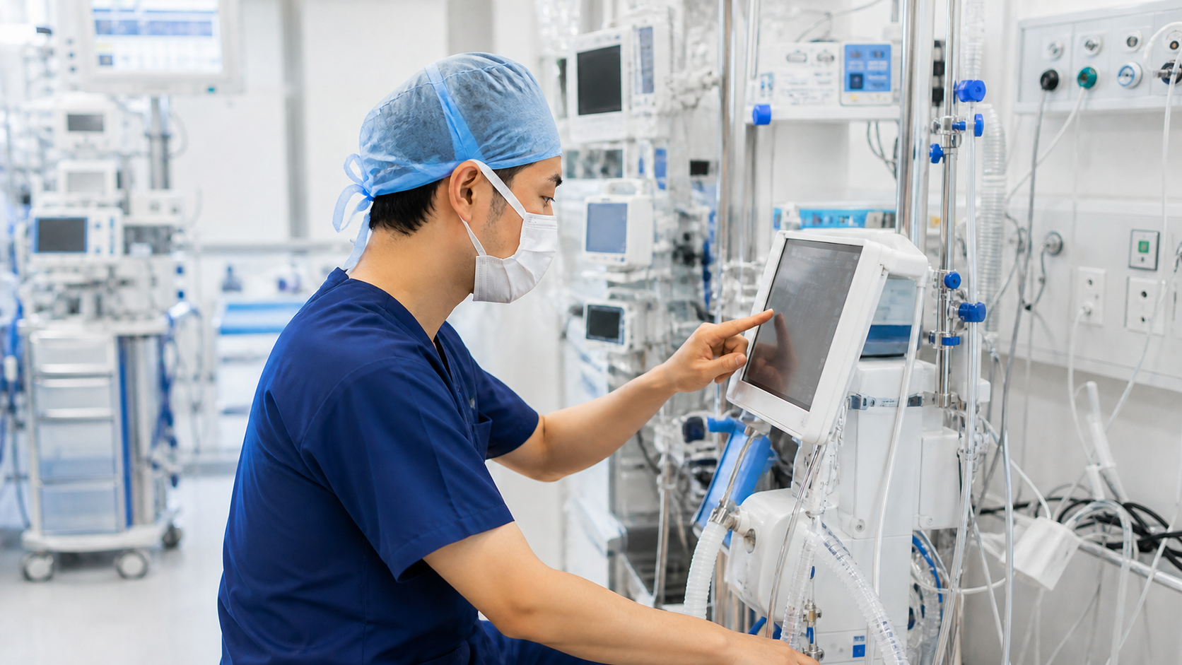 臨床工学の現場:医療機器を操作する臨床工学技士